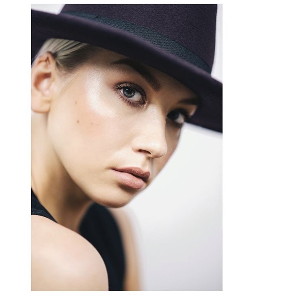 H&M Purple Wool Feodora Hat